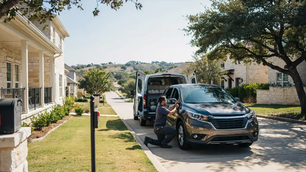 Windshield replacement 78641 Leander TX - residential street mobile service